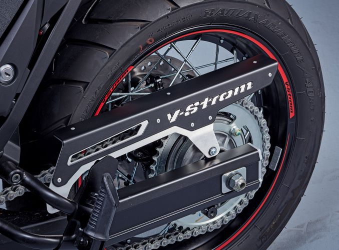 Genuine Suzuki V-STROM 650 - Aluminium Chain Guard