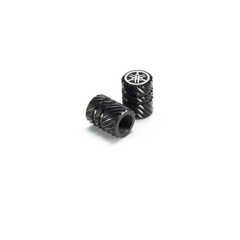 Genuine Yamaha YZF-R6 - Valve Cap - Helical Pattern (Black)