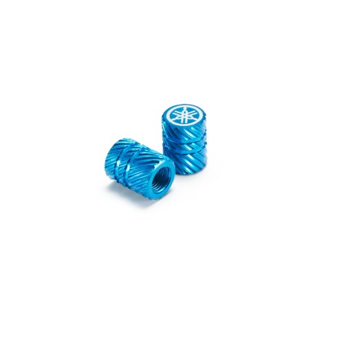 Genuine Yamaha Ténéré 700 - Valve Cap - Helical Pattern (Blue)