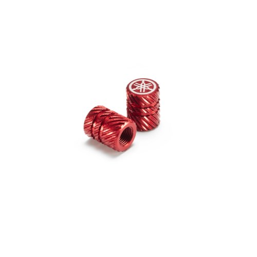 Genuine Yamaha YZF-R3 - Valve Cap - Helical Pattern (Red)