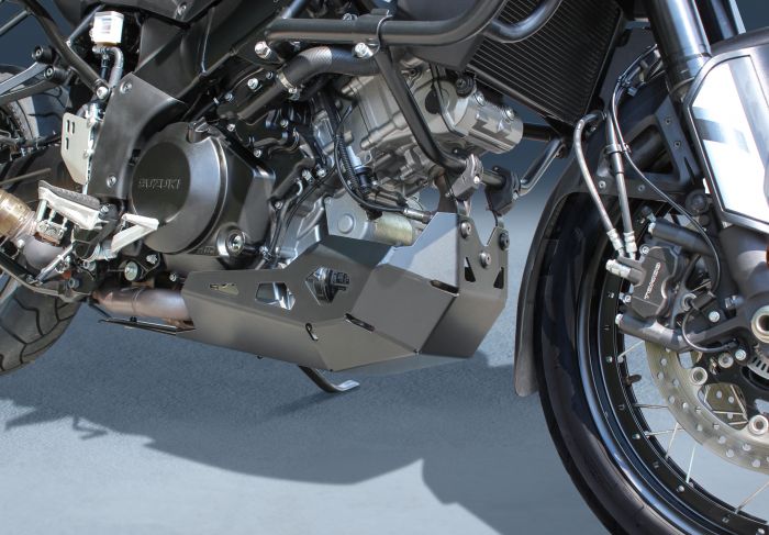 Genuine Suzuki V-Strom 1050XT - Aluminium Skid Plate Black