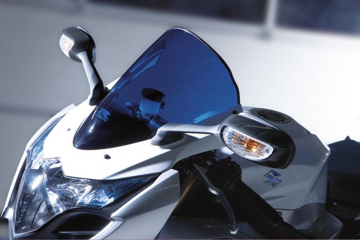 Genuine Suzuki GSX-R1000 (2009-2016) - Double Bubble Windscreen - Blue Tint