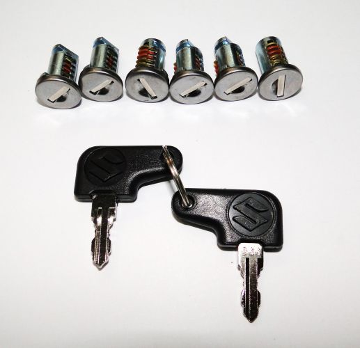Genuine Suzuki V-Strom 650 - Lock Set (6 Pieces)