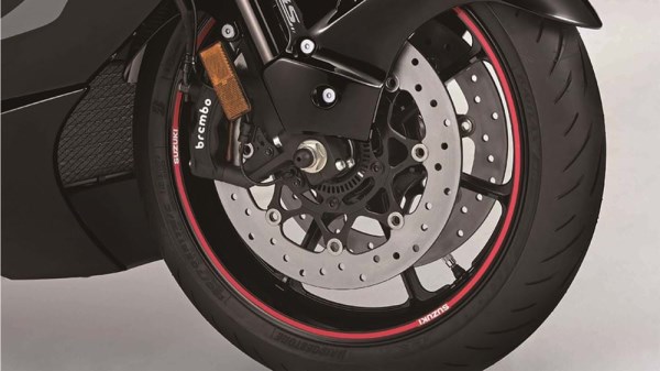 Genuine Suzuki Hayabusa - Wheel Decal Outer (Per wheel) Solid Red