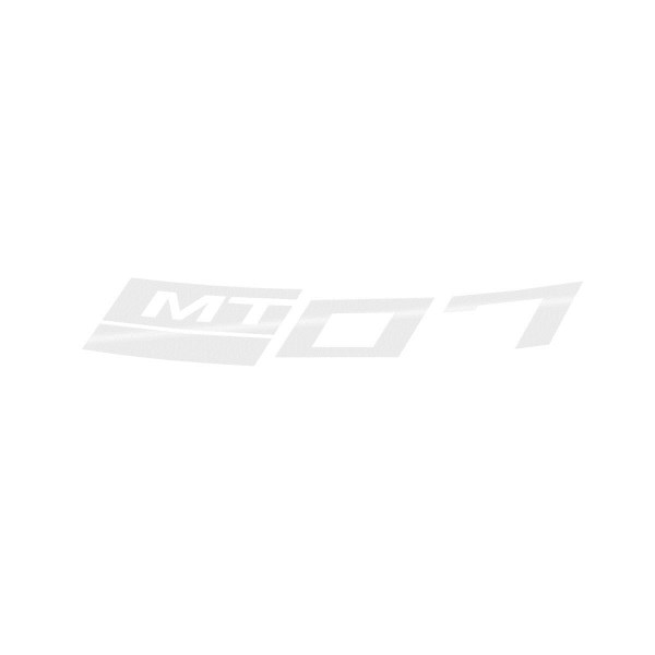 Genuine Yamaha MT-07 - Reflective Rim Sticker for 1 Wheel (Front) - Silver