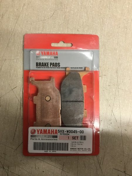 Genuine Yamaha Front Brake Pads - 5VX-W0045-00