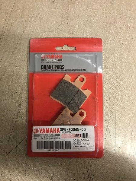 Genuine Yamaha Front Brake Pads - 3P6-W0045-00