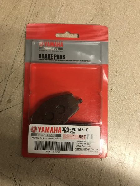 Genuine Yamaha Front Brake Pads - 3BN-W0045-01