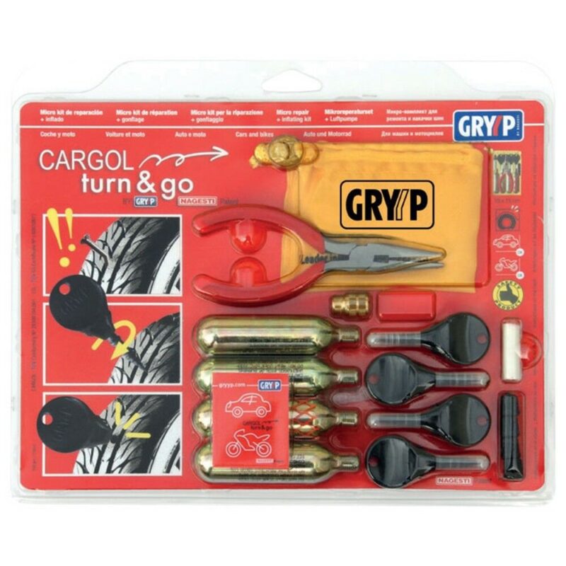 Oxford Cargol Turn and Go Puncture Repair Kit 4 - K004