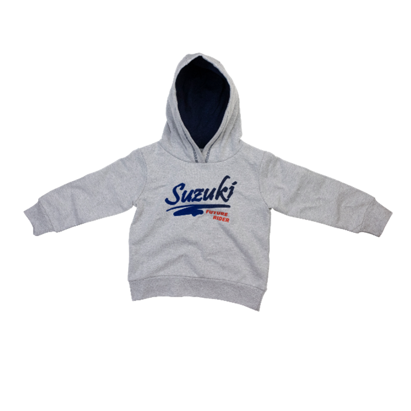 Genuine Suzuki Kids Grey Hoodie 990F0 KBHU0 Padgett s Motorcycles