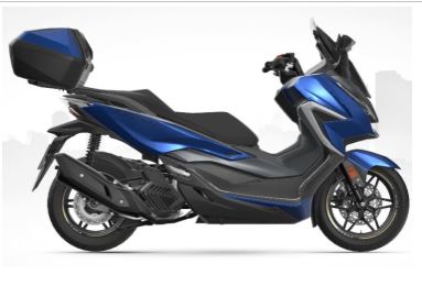 Genuine Honda Forza 125 45L SMART Top Box Pack Mat Pearl Pacific Blue Padgett s Motorcycles