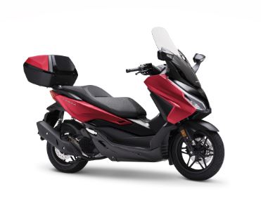 Genuine Honda Forza 125 - 45L SMART Top Box Pack (Pearl Siena Red)