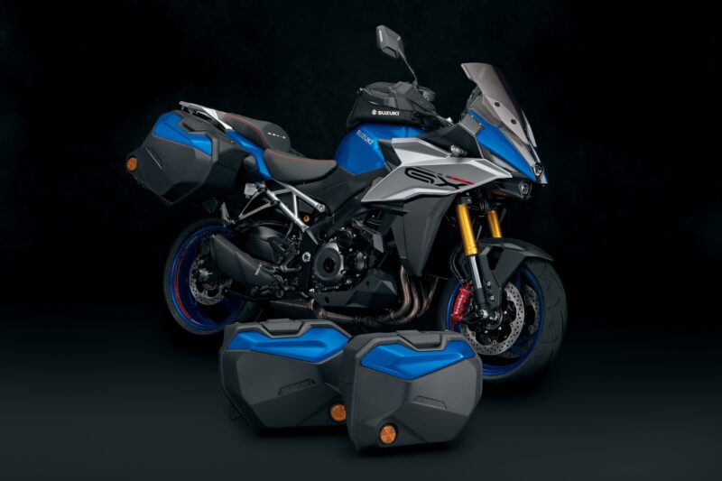 Genuine Suzuki GSX-S1000 GX - Side Case Set (Metallic Triton Blue)
