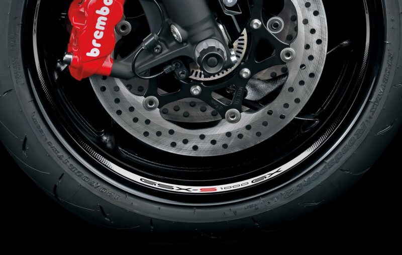 Genuine Suzuki GSX-S1000 GX - Wheel Decal (White)