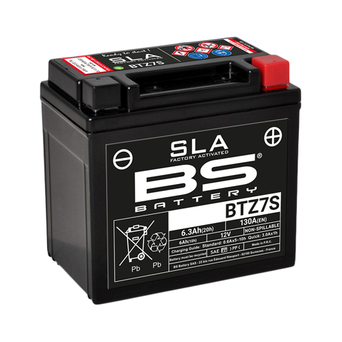 BS BTZ7S Motorcycle Battery (YTZ7S Equivalent) (Copy)